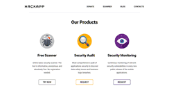 Desktop Screenshot of hackapp.com