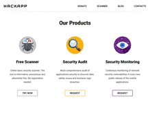Tablet Screenshot of hackapp.com